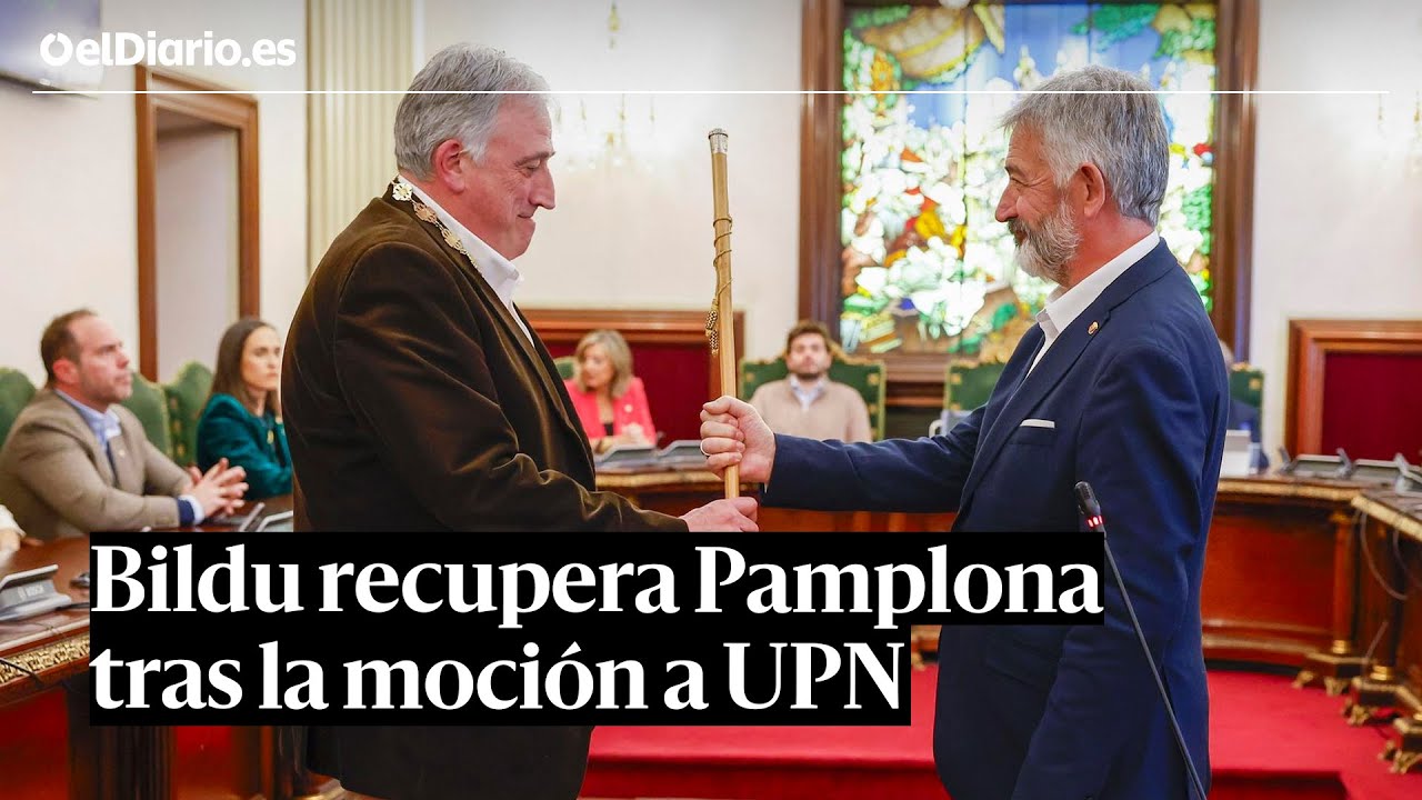EH Bildu recupera la alcaldía de Pamplona con el respaldo de los ...