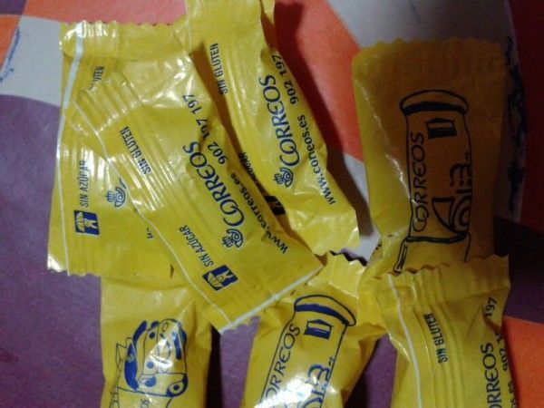 Caramelos de Correos repartidos en la Cabalgata de Reyes de Hermigua