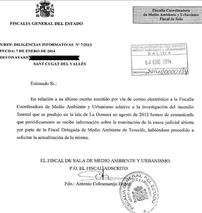 ESCRITO FISCALIA SOBRE DENUNCIA DE LGSM
