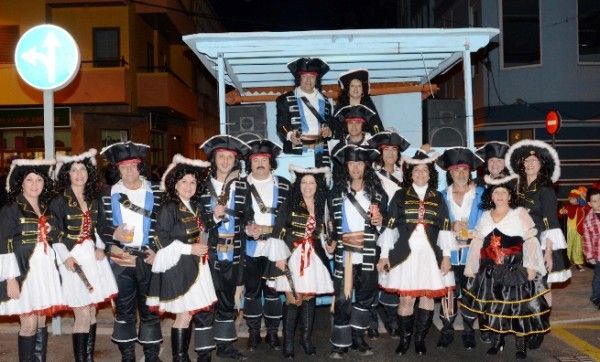 Un grupo participante en el Carnaval de San Sebastián