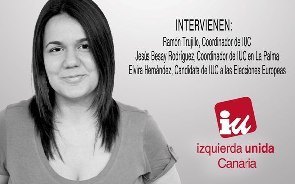 Izquierda Unida presenta el La Palma su candidatura a las elecciones europeas del 25 de mayo