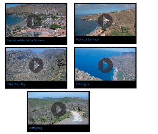 Desde esta mañana estan disponibles las cinco camaras web «Live from La Gomera»