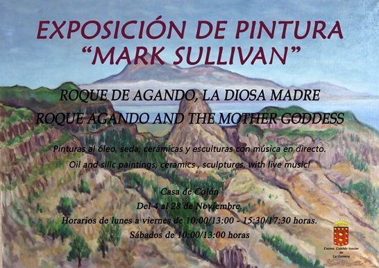 Sullivan expone desde hoy la muestra ‘Roque de Agando, la diosa madre’
