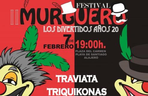 El dia 7 de febrero se celebrara el festival murguero en Playa de Santiago