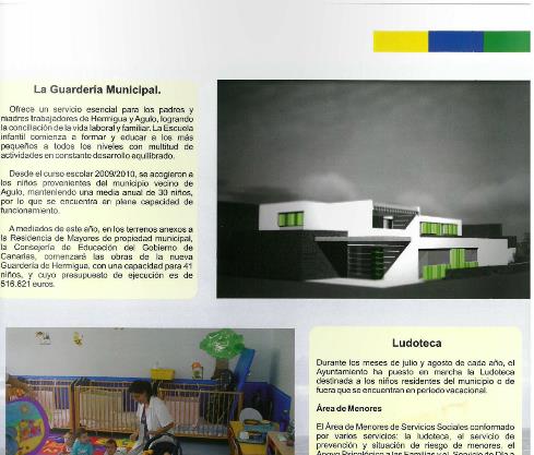 La prometida nueva guardería de Hermigua se quedó en “agua de borrajas” y con ello los 516.621 euros de inversión