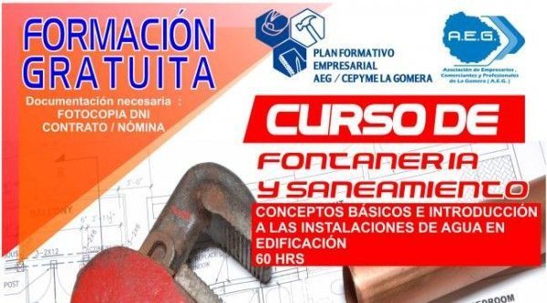 Valle Gran Rey organiza un curso de fontanería y saneamiento