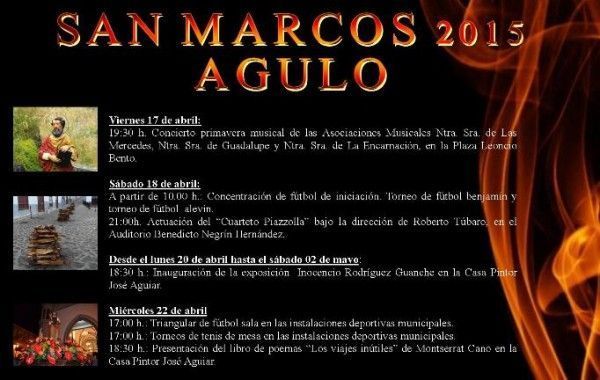 Agulo vuelve a encender las hogueras en honor a San Marcos
