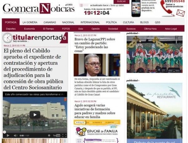 El digital de La Gomera «GomeraNoticias.com» podría ser adquirido por un grupo editorial regional