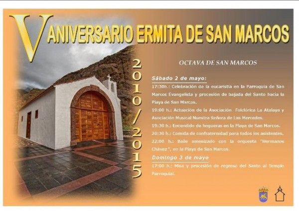 La playa de Agulo acoge este fin de semana la Octava de San Marcos