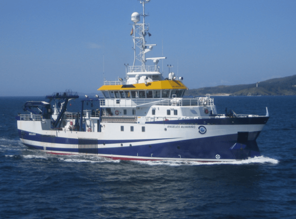 Jornada de puertas abiertas del Angeles Alvariño en el puerto de San Sebastián de La Gomera