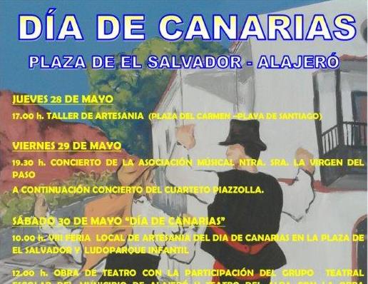 El programa de actos del Día de Canarias dará comienzo este jueves en el municipio de Alajeró