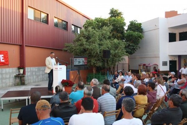 El PSOE celebró varios actos de campaña durante la tarde de ayer jueves en La Gomera