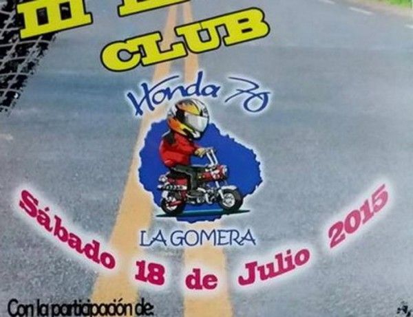 El Club Honda 70 La Gomera organiza la III Vuelta a la isla colombina
