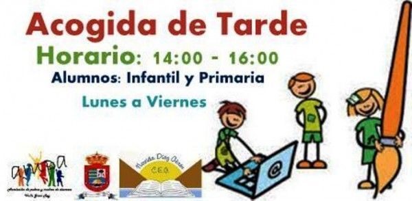 “Acogida de Tarde” para los Alumnos de Infantil y Primaria de Valle Gran Rey