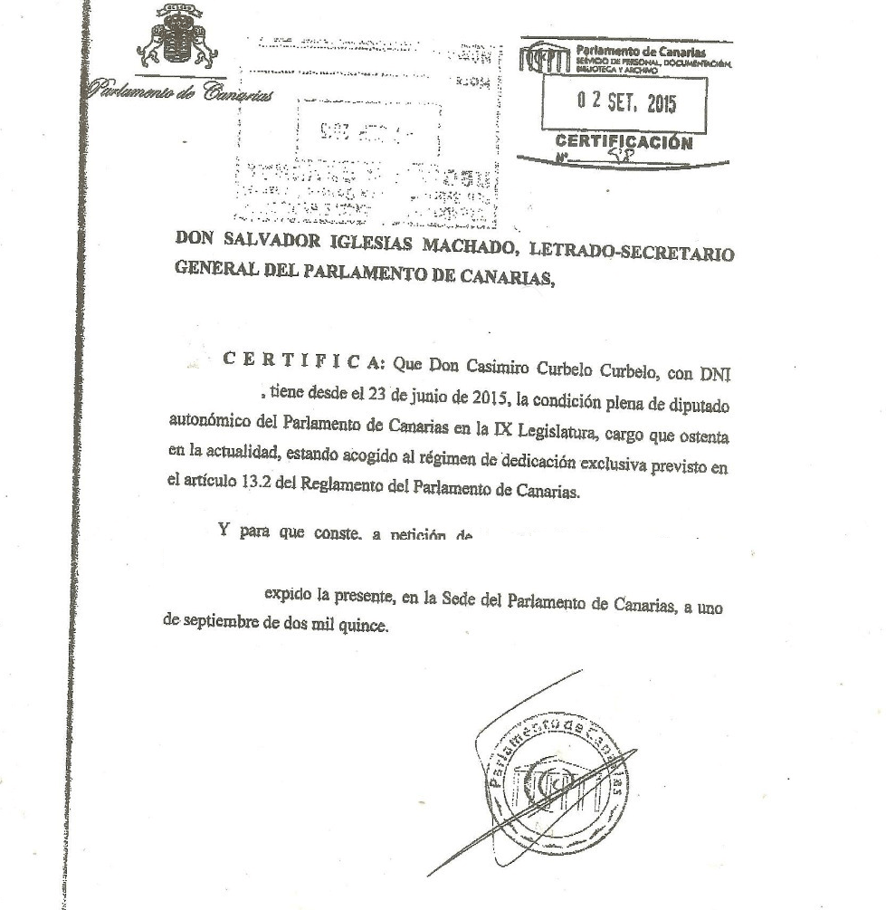 dedicacion exclusiva de casimiro