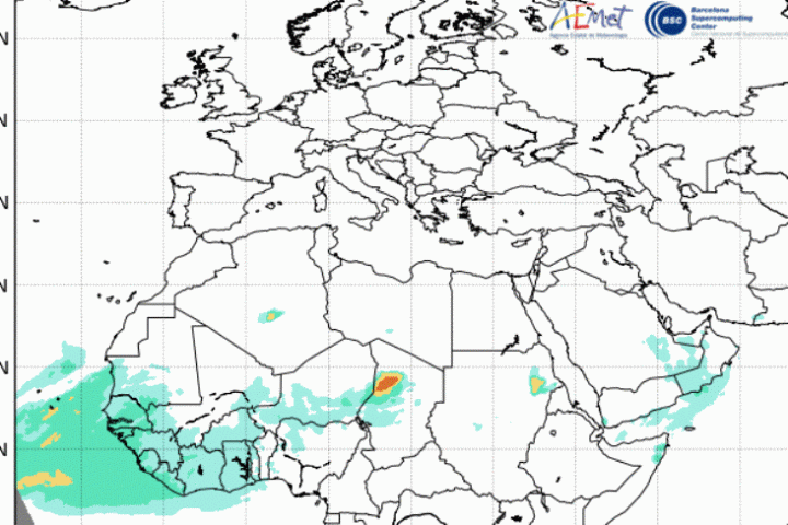 Regresa el tiempo con un ascenso diurno de las temperaturas y con la aparición de la calima