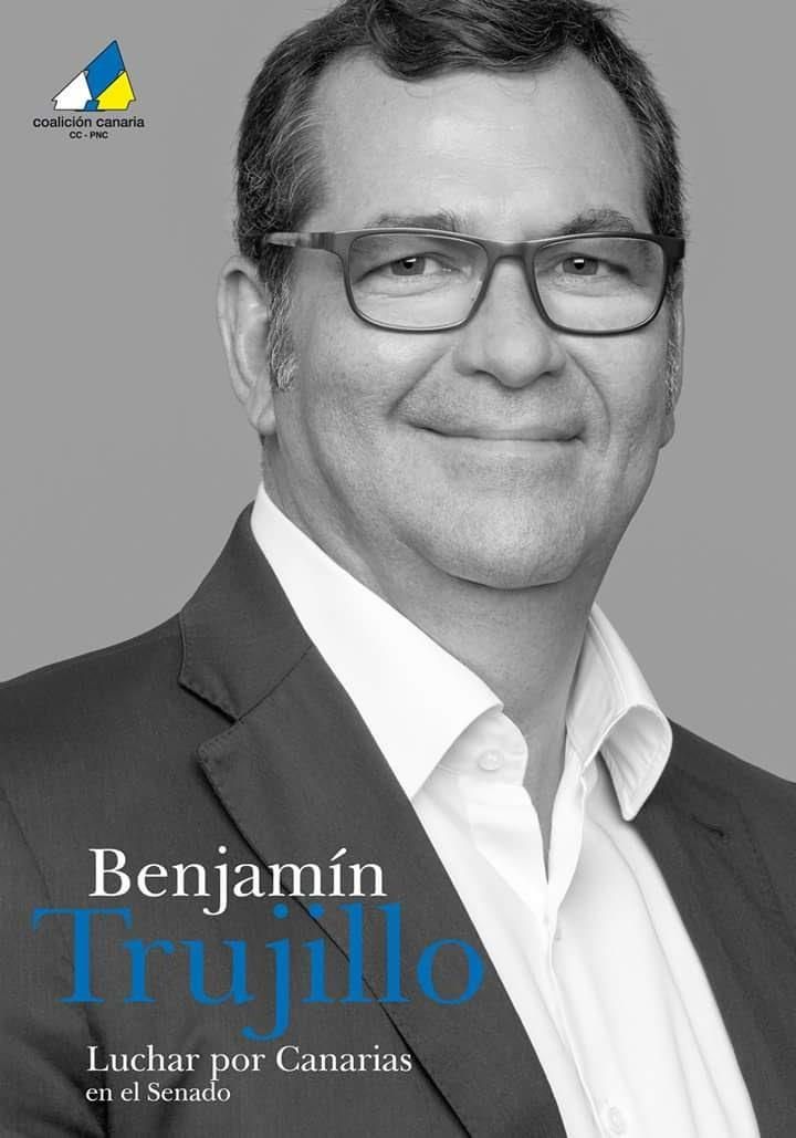 BENJAMIN TRUJILLO CARTEL ELECTORAL COALICION CANARIA