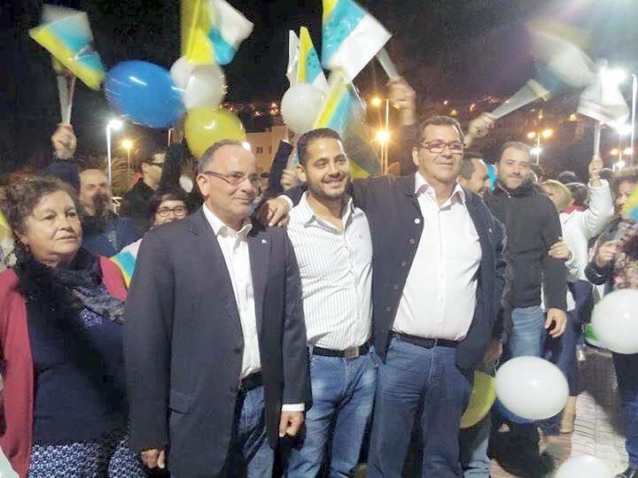 Coalición Canaria tendrá hoy su acto principal de campaña en San Sebastián de La Gomera