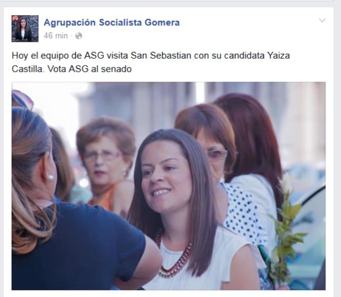 post de asg pidiendo el voto