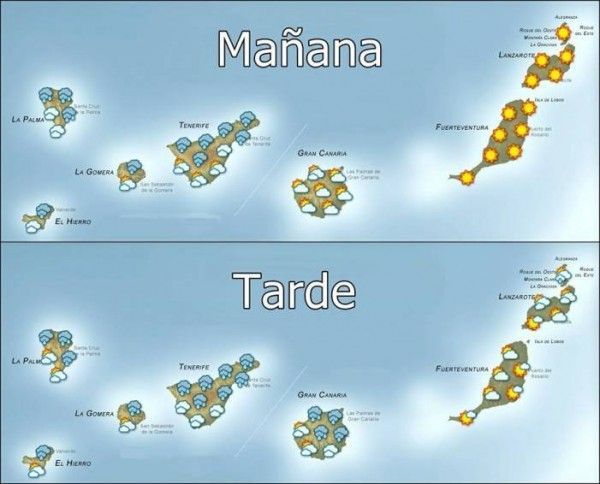 Bajada de temperaturas y chubasco al norte de La Gomera