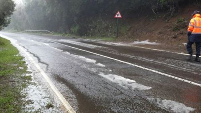 El tiempo: Siguen las lluvias en Canarias aunque con menos virulencia