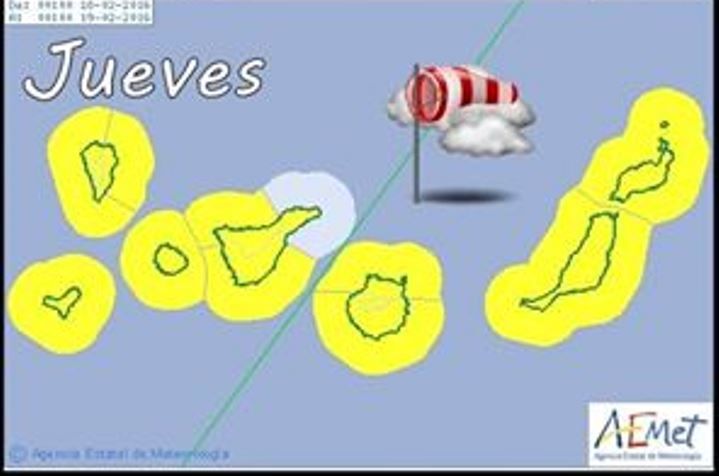 Mañana se moderan los vientos y el jueves bajaran las temperaturas, con posible aviso amarillo