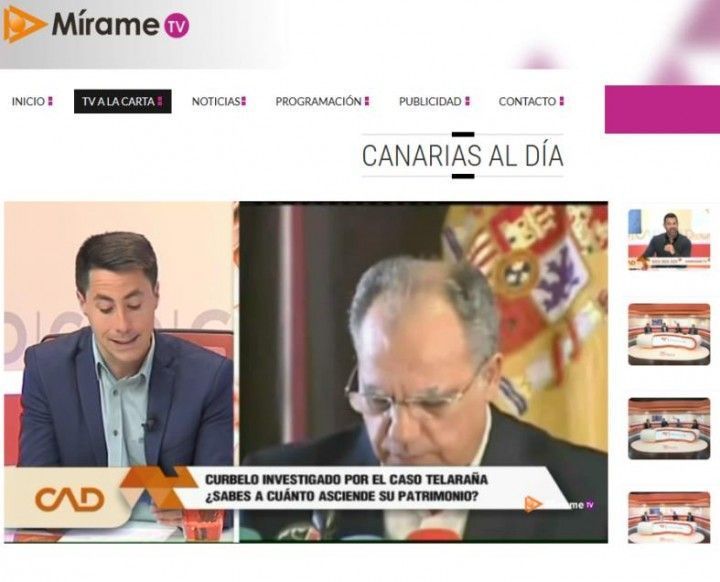 MirameTv trato el caso de la «Operación Telaraña» que afecta a Casimiro Curbelo