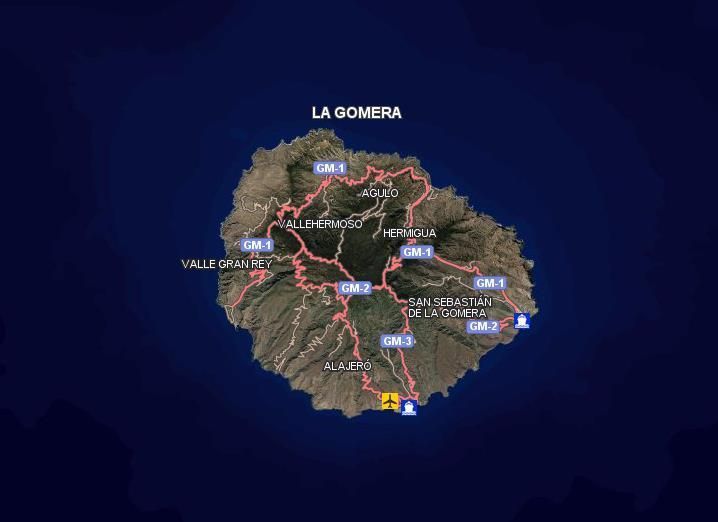 Nuevas ortofotos históricas de La Gomera en el visor web de Grafcan