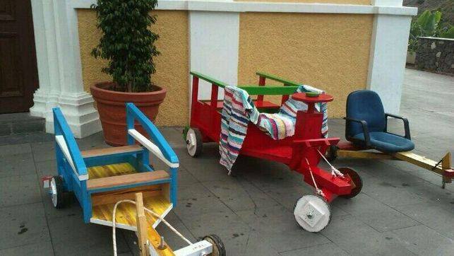 Hermigua celebrara mañana la tradicional carrera de carros de madera