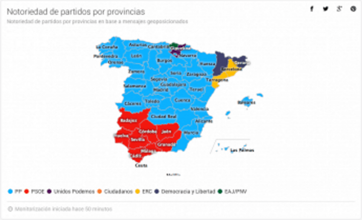 Será posible conocer la intención de voto de los españoles en tiempo real mediante una novedosa herramienta