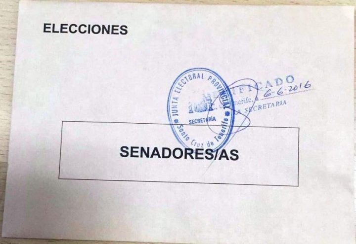 ASG reparte sobres validados, verificados y autorizados por la Junta Electoral