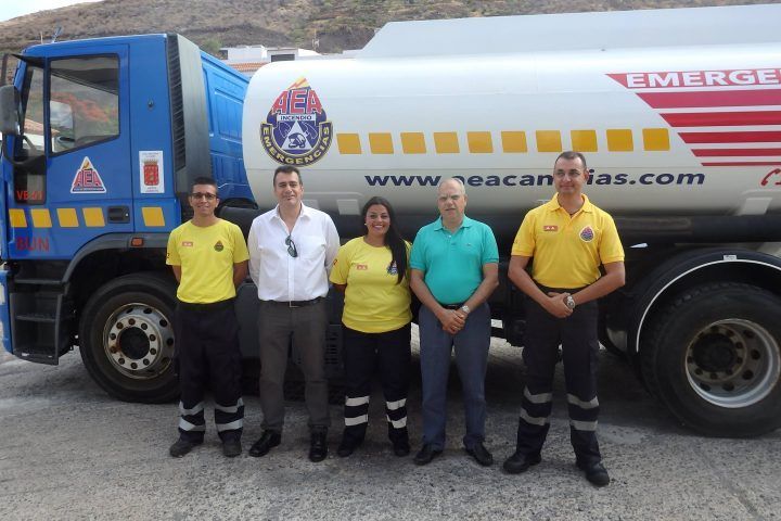AEA y el Cabildo de La Gomera presentan una nueva cuba nodriza