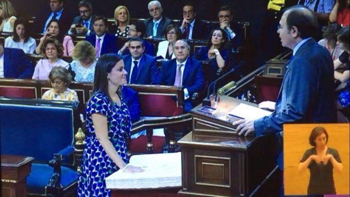 Yaiza Castilla reafirma su compromiso por el progreso e interés general de La Gomera