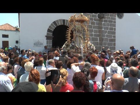 El fuerte viento reinante no permitió la salida en procesión de la Virgen de la Candelaria en Chipude