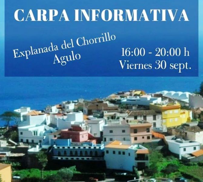 Una carpa informativa contra las Drogodependencias estara en Agulo el viernes
