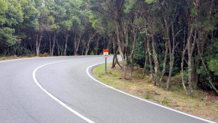 El Partido Popular solicita al Cabildo de la Gomera una solucón a la curva anterior al cruce de Las Hayas