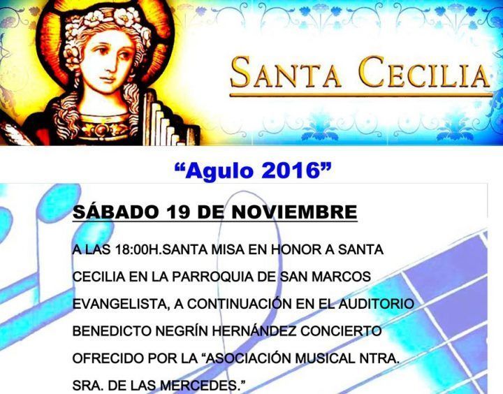 Agulo celebra este fin de semana la festividad de «Santa Cecilia»