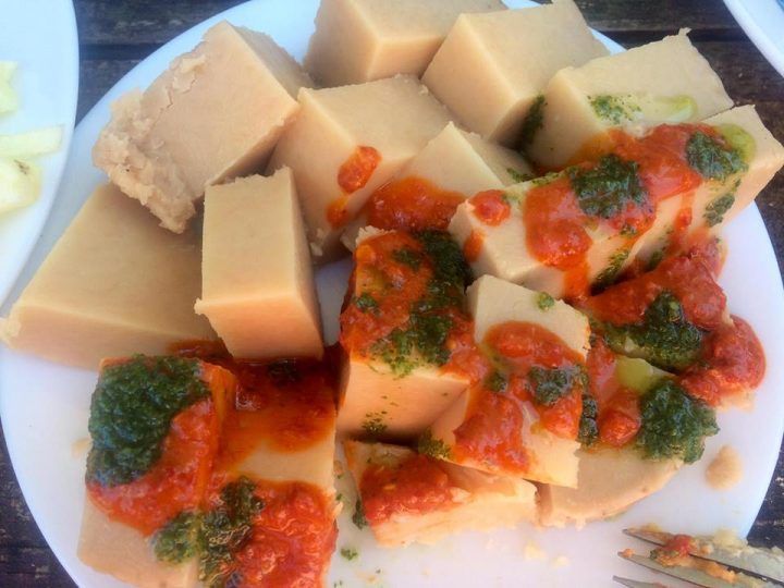 Ñames guisados, un manjar para Navidad