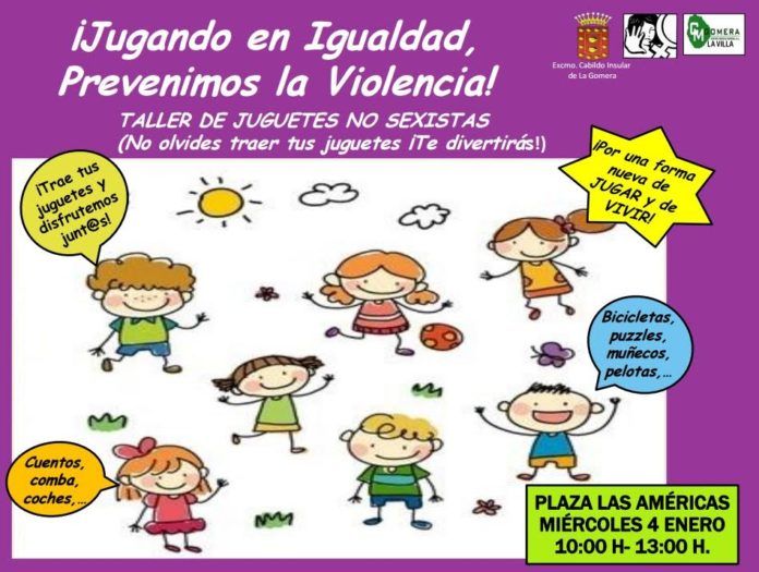 El Cabildo de La Gomera organiza un taller de juguetes no sexistas