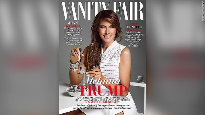 Melania Trump protagoniza la portada de Vanity Fair México en un momento incómodo