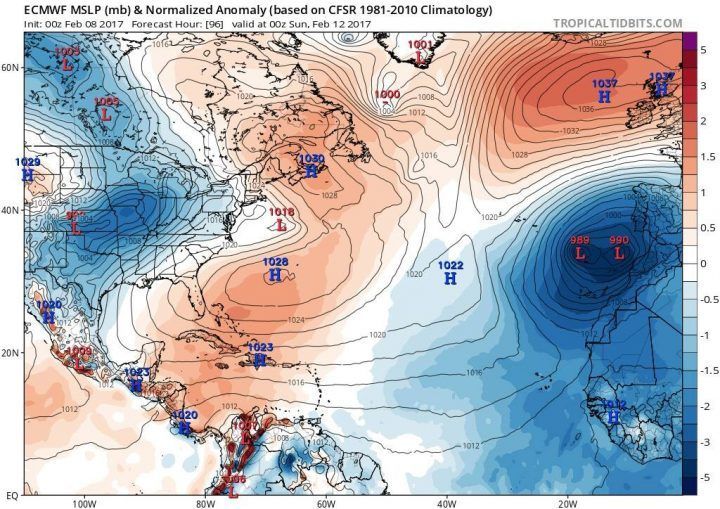 Posible inestabilidad en el tiempo para el fin de semana, viento, precipitaciones y bajada de temperaturas
