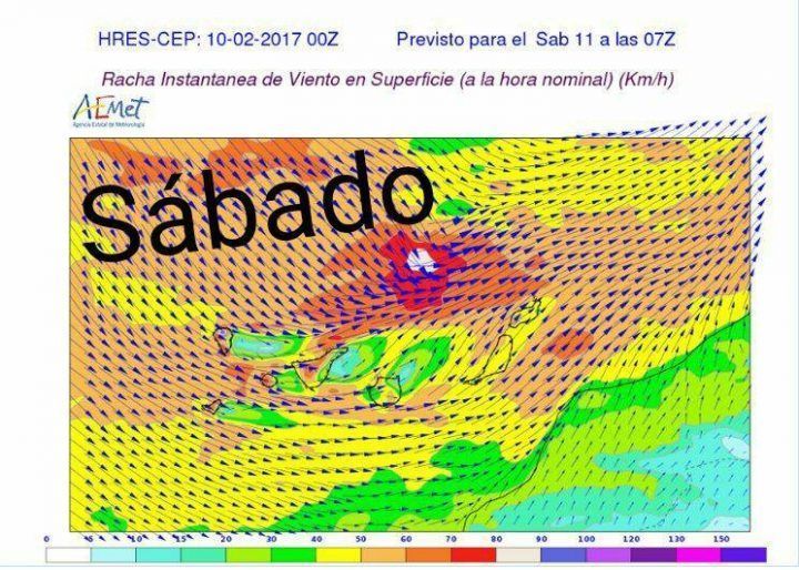 El tiempo: Precaución ante las lluvias y vientos previstos para este sabado