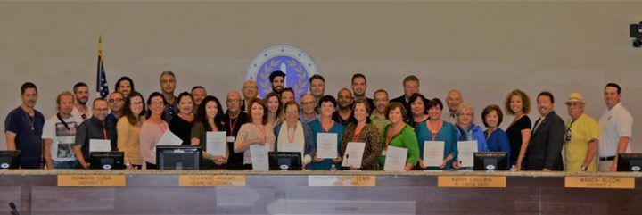 Los miembros de la A.F. Hautacuperche nombrados “Ciudadanos Honoríficos” de ST. Bernardo