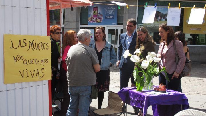 El PSOE canario apoya la reivindicación de las mujeres en huelga de hambre en Madrid