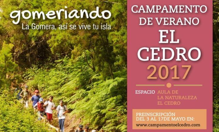 El Cabildo de La Gomera abre el plazo de preinscripción del Campamento de El Cedro
