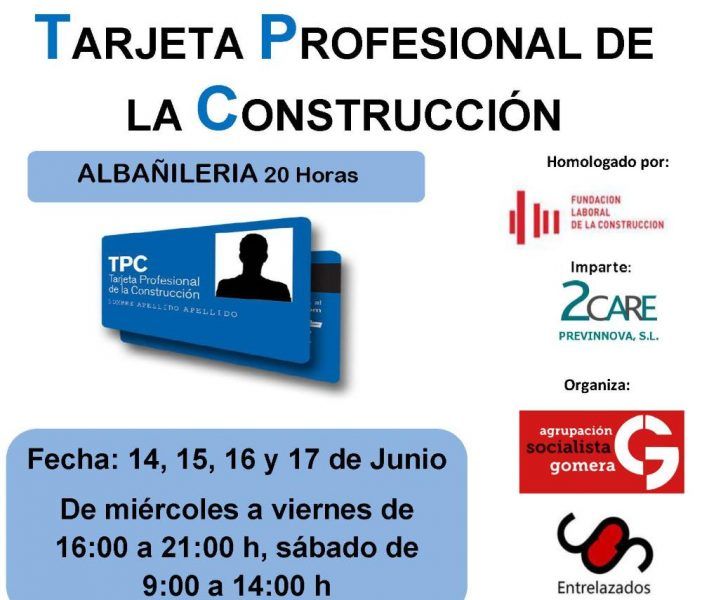 ASG en Vallehermoso organiza un curso para profesionales de la construcción