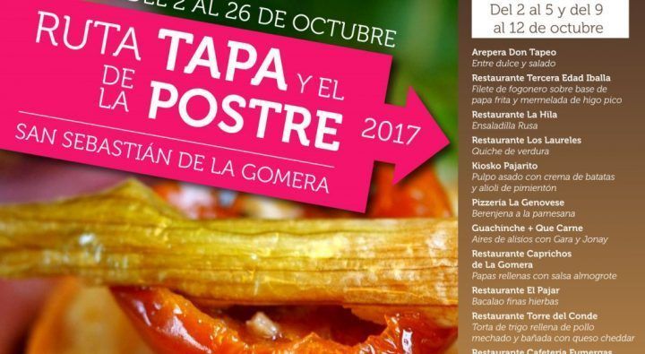 San Sebastián de La Gomera organiza la tercera edición de la Ruta de la Tapa y el Postre