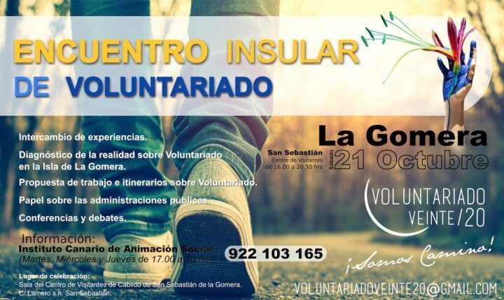 Este sábado La Gomera celebrará el Encuentro Insular de Voluntariado