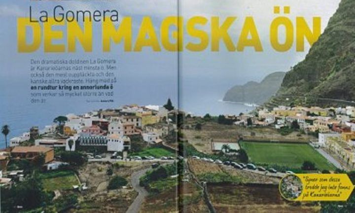 La Gomera deslumbra en los principales medios suecos