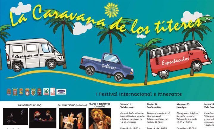 Arranca la caravana de los títeres, del festival internacional itinerante de títeres de La Gomera
